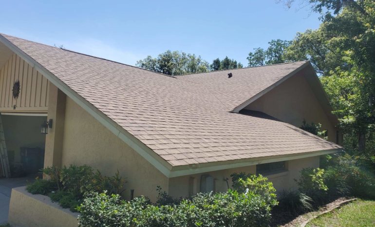roof cleaning after cleaning near spring hill florida