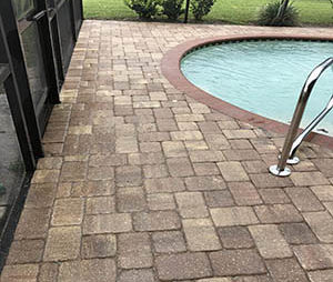 pool paver cleaning after cleaning