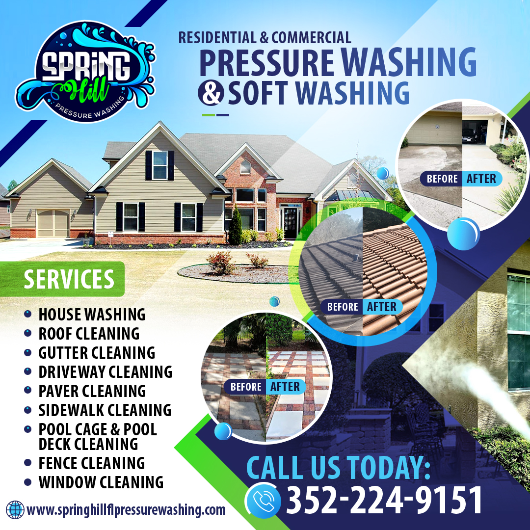 Cleaning Your Florida Roof—Soft Wash or Pressure Wash?